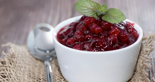 Homemade Falsa Chutney In Jar Box