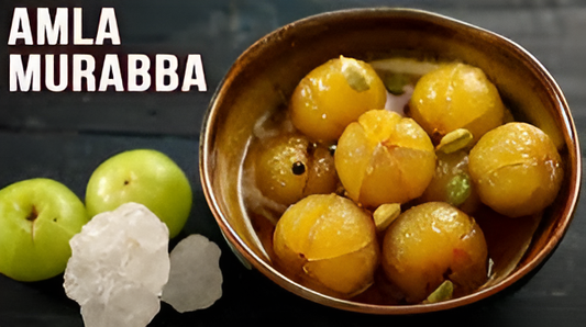 HOMEMADE AMLA MURABBA IN JAR BOX